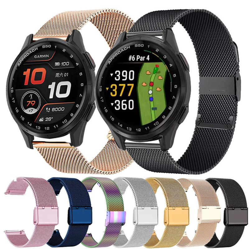 22mm 20mm Mesh Loop For Garmin - Milanese Loop Magnetic incelemesi ve fiyatı