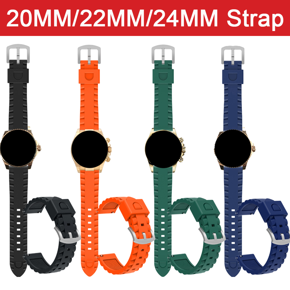 Soft Silicone Strap For 20mm 2 - Silicone Watch Band 22Mm incelemesi ve fiyatı