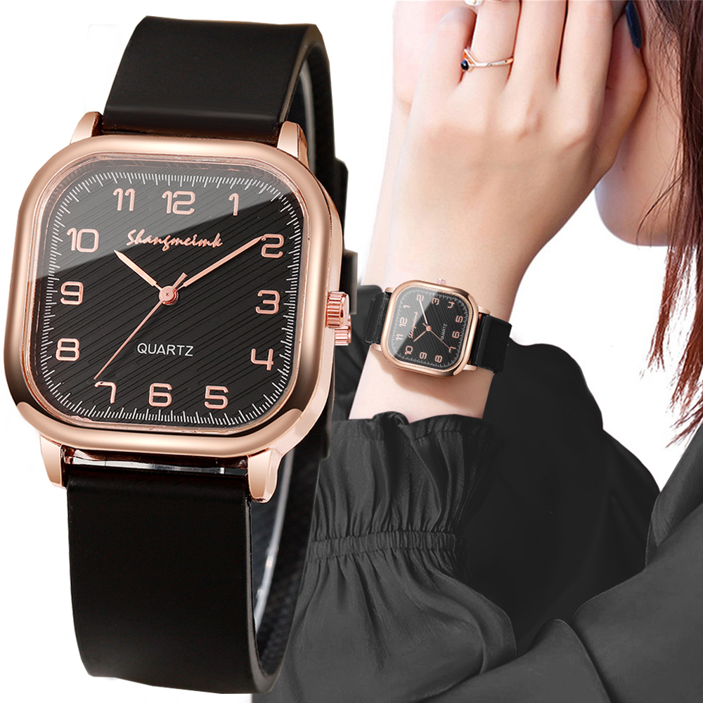 Fashion Square Women Watches C - Silicone Band Women incelemesi ve fiyatı