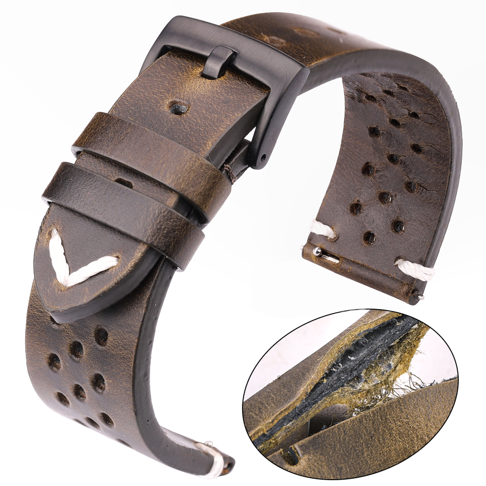 Breathable Genuine Leather Qui - Nato Strap Nylon incelemesi ve fiyatı