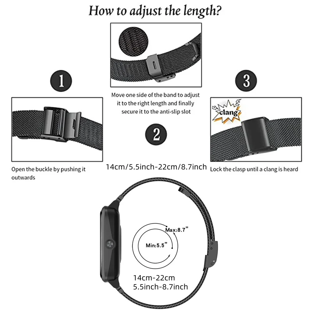 Metal Bands for Huawei Band 6/ - Mesh Strap Metal incelemesi ve fiyatı