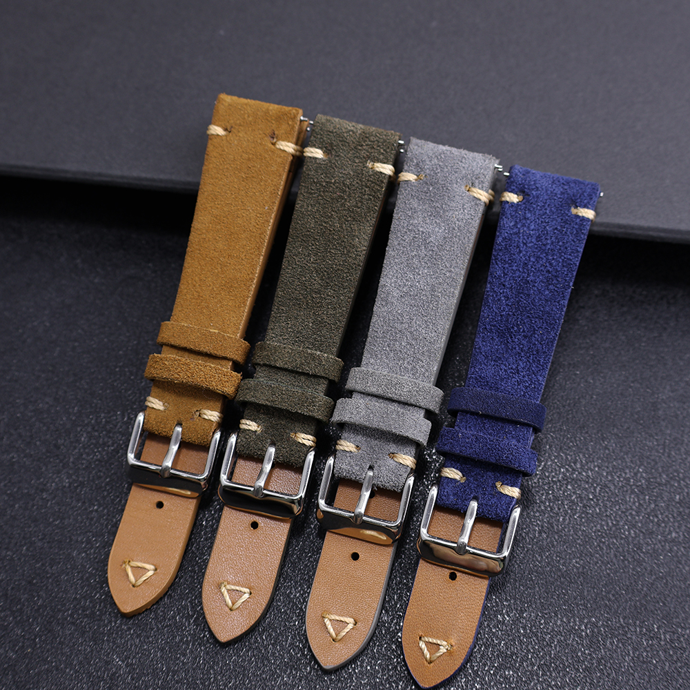 Suede Leather Watch Strap 20mm - Suede Strap Watch incelemesi ve fiyatı