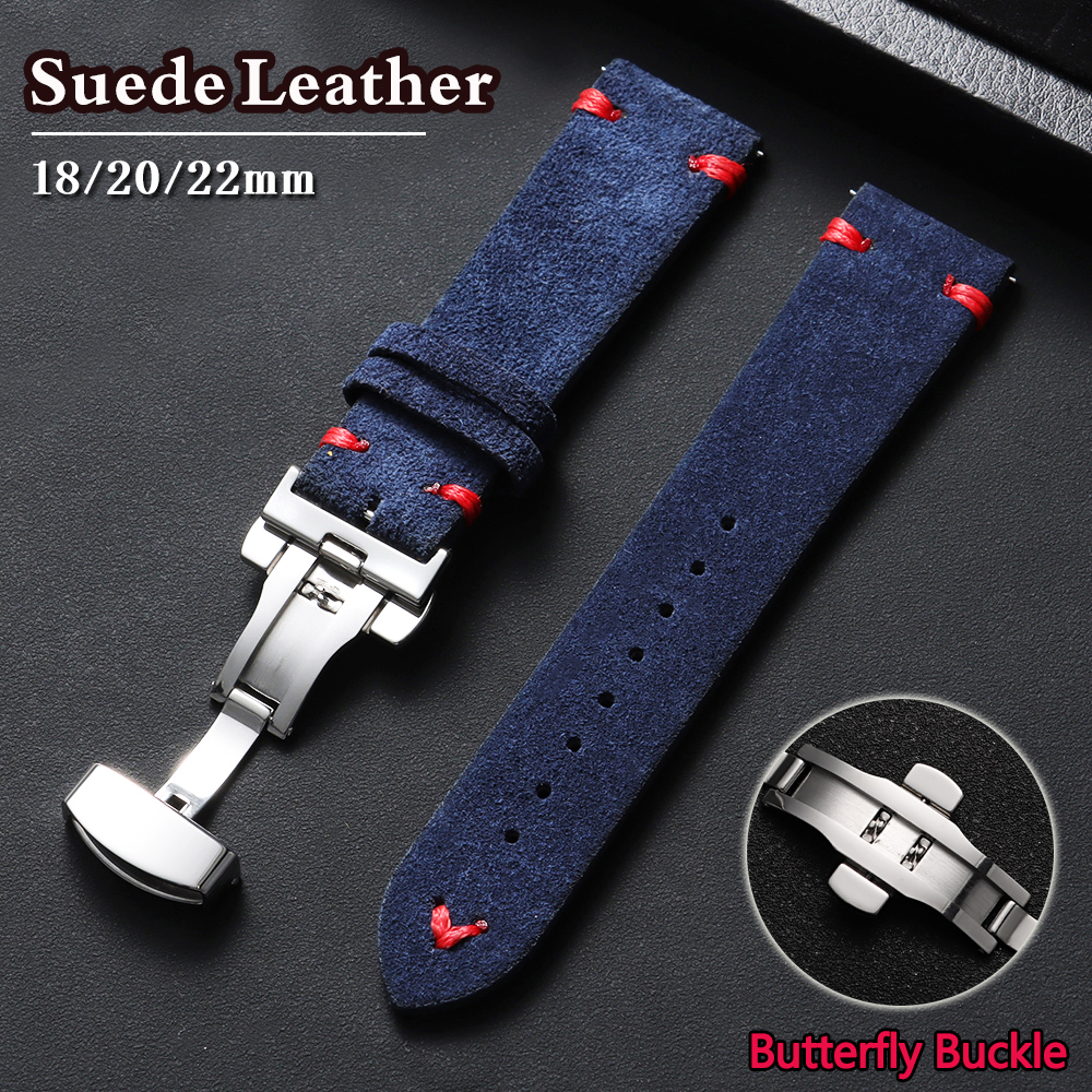 Suede Leather Watch Strap 18mm - Suede Strap Watch incelemesi ve fiyatı