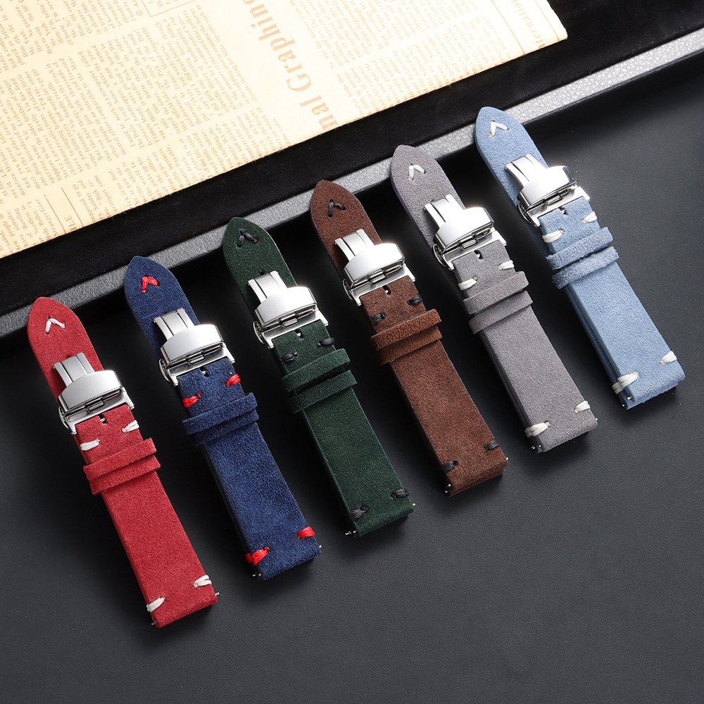 Suede Leather Watch Strap 18mm - Suede Strap Watch incelemesi ve fiyatı