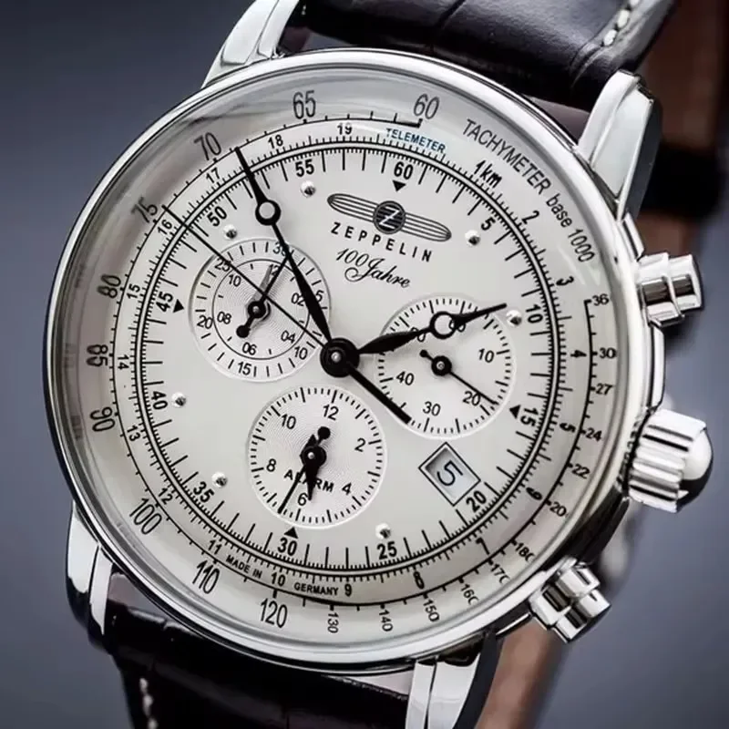 Zeppelin Airship Automatic Dat - Leather Watch Band Men incelemesi ve fiyatı