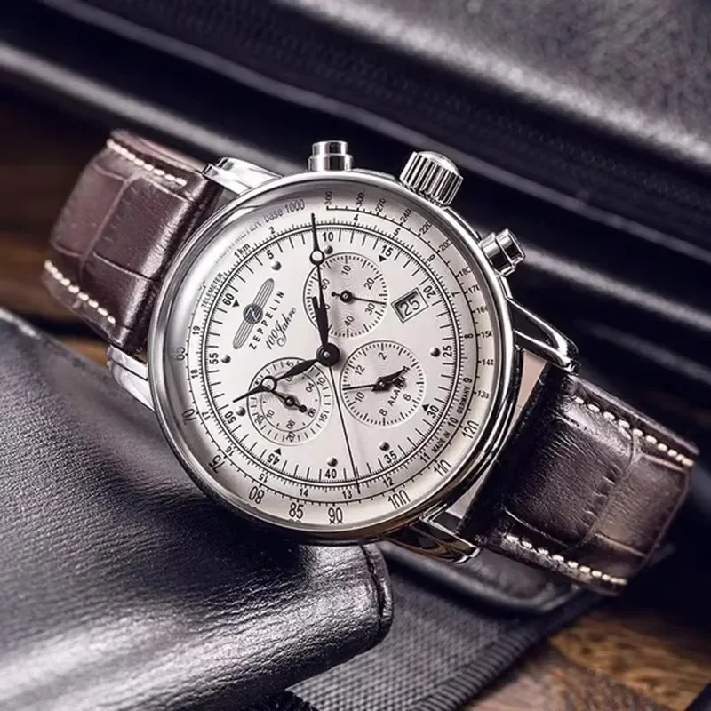Zeppelin Airship Automatic Dat - Leather Watch Band Men incelemesi ve fiyatı