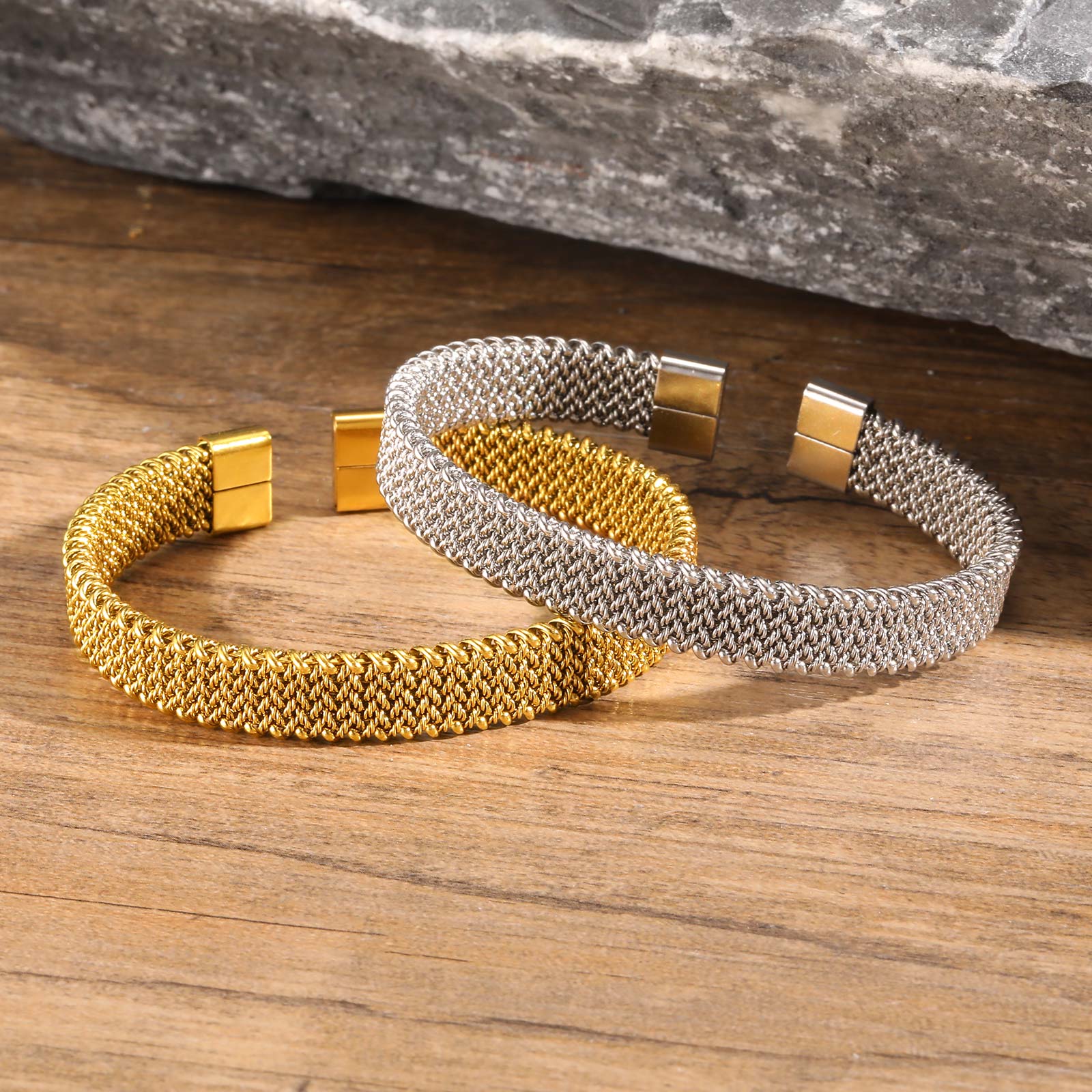 10mm Braided Stretch Strap Ope - Mesh Strap Metal incelemesi ve fiyatı