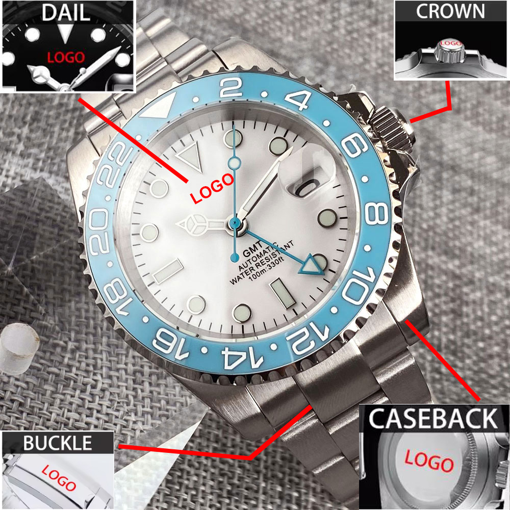 Customized 40mm Ice Blue Dial  - Stainless Bracelet Diver incelemesi ve fiyatı