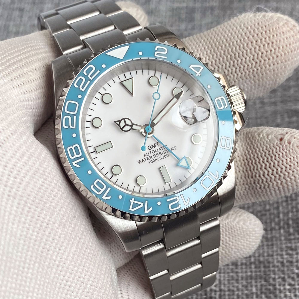 Customized 40mm Ice Blue Dial  - Stainless Bracelet Diver incelemesi ve fiyatı