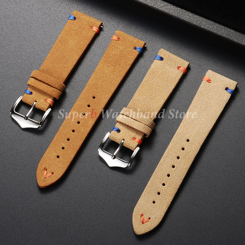 Suede Leather Watch Strap 18mm - Suede Strap Watch incelemesi ve fiyatı