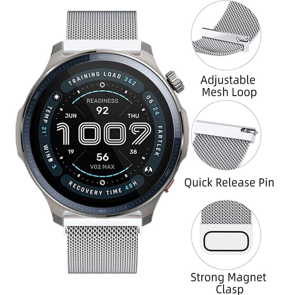 20mm 22mm Milanese Loop Strap  - Milanese Loop Magnetic incelemesi ve fiyatı