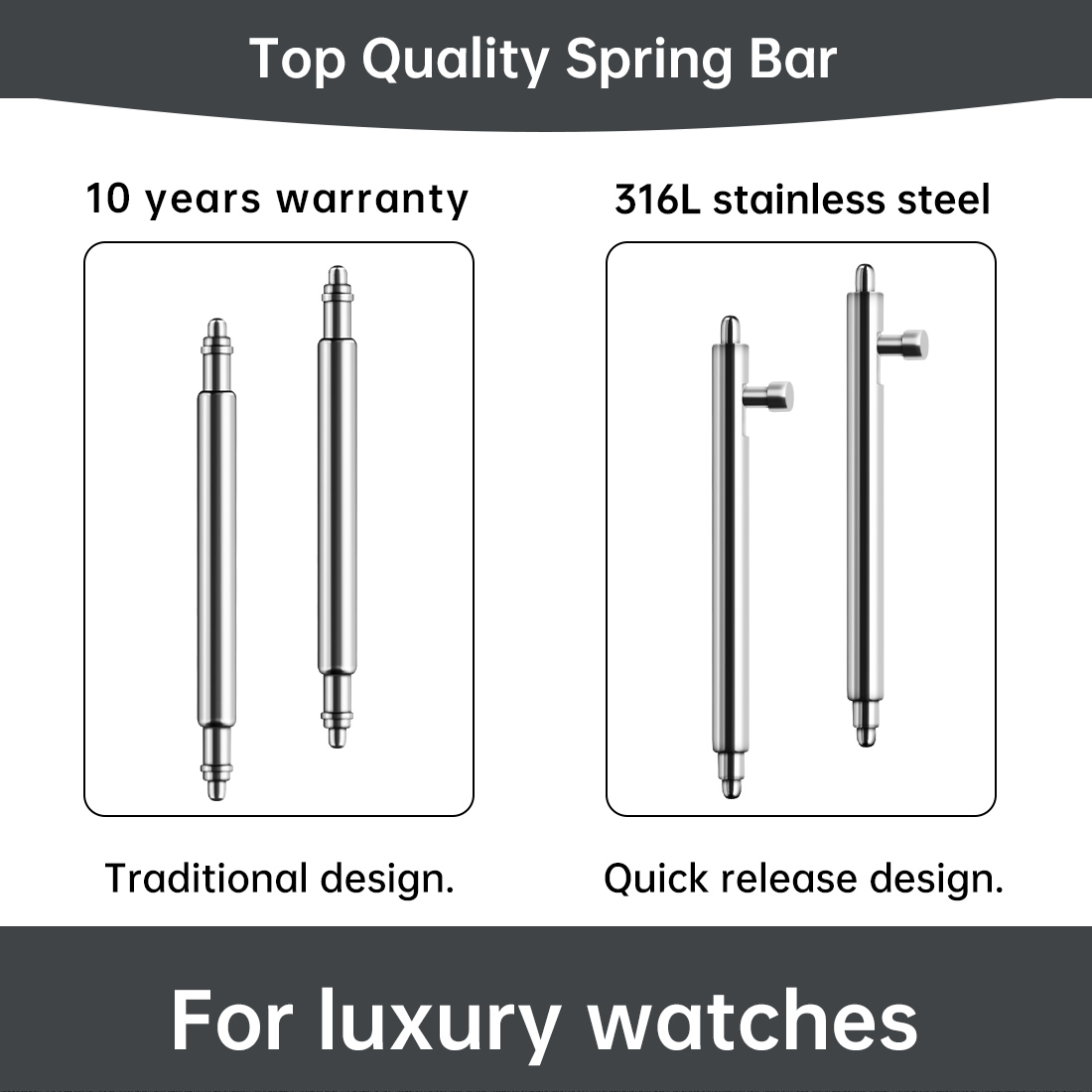 Maikes 316L Stainless Steel Qu - Leather Strap Quick Release incelemesi ve fiyatı