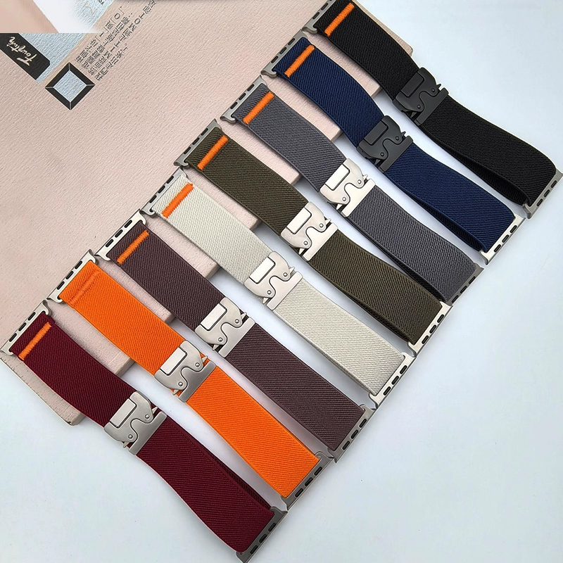 Nylon Strap for Apple Watch ba - Parachute Strap Elastic incelemesi ve fiyatı