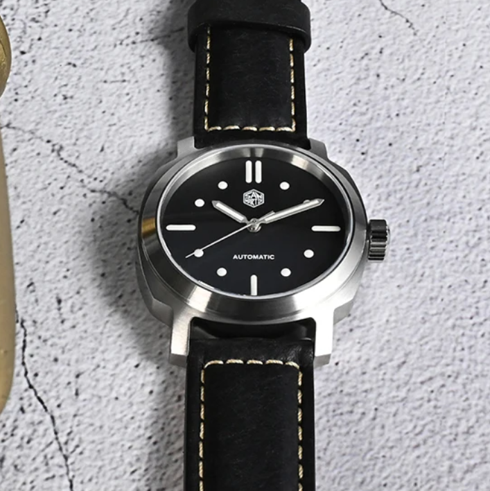 San Martin Mens Pilot Watches  - Leather Strap Quick Release incelemesi ve fiyatı