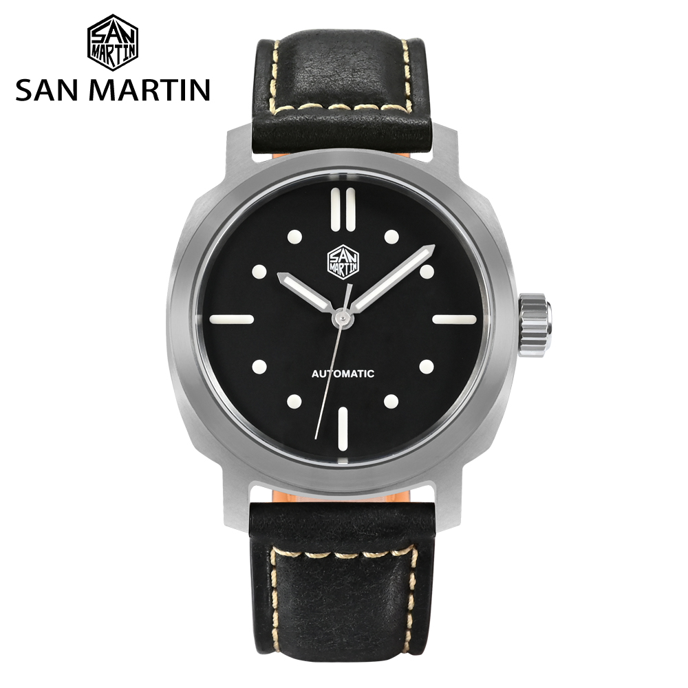 San Martin Mens Pilot Watches  - Leather Strap Quick Release incelemesi ve fiyatı