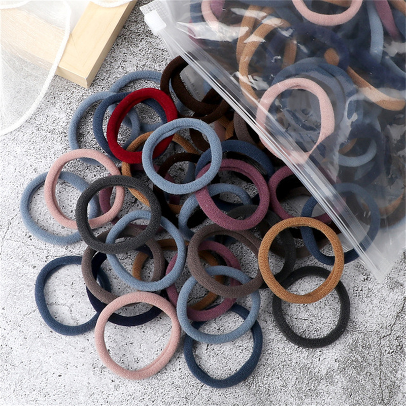 50PCS/Set Women Girls Basic Ha - Silicone Band Women incelemesi ve fiyatı
