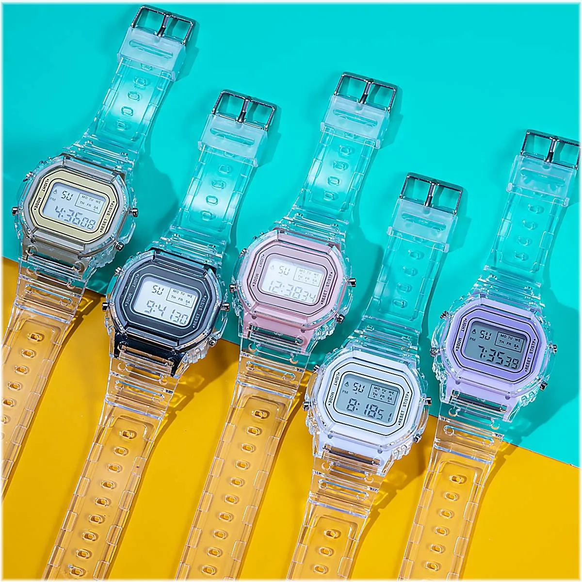 PCV/F91W Steel Strap Watch LED - Tropic Strap Vintage incelemesi ve fiyatı