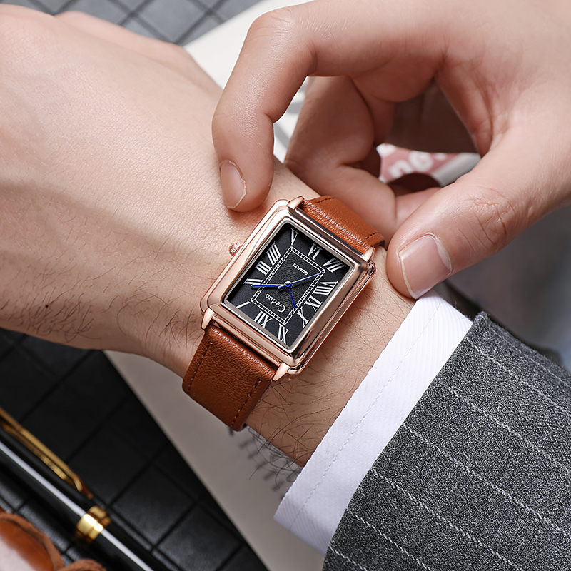 New Fashion Luxury Designer Re - Leather Watch Band Men incelemesi ve fiyatı