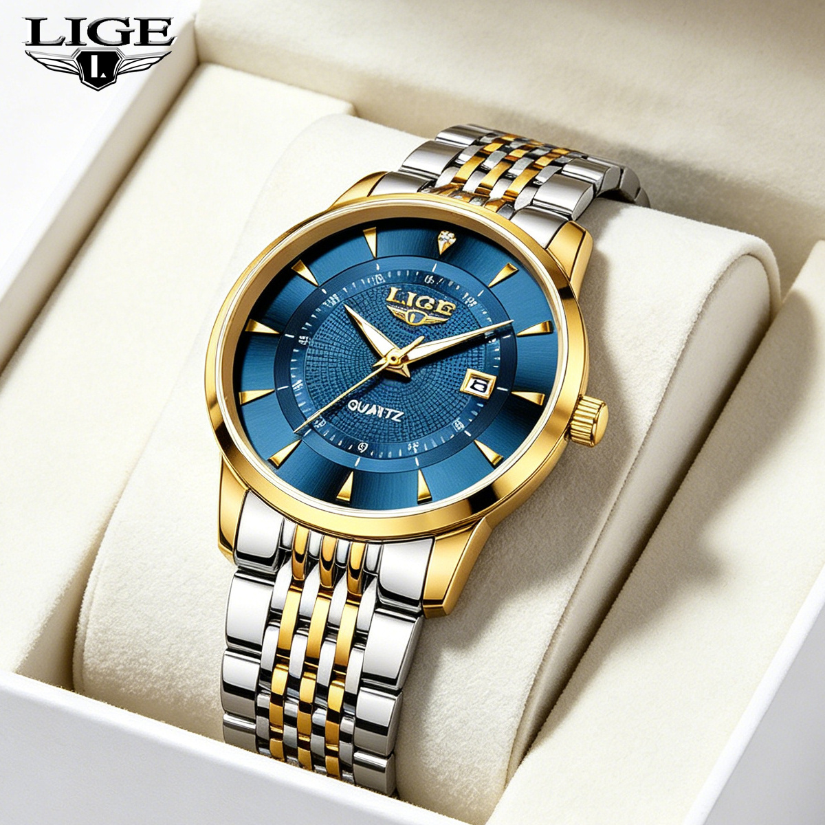 LIGE New 2025 Luxury Man Watch - Stainless Bracelet Diver incelemesi ve fiyatı