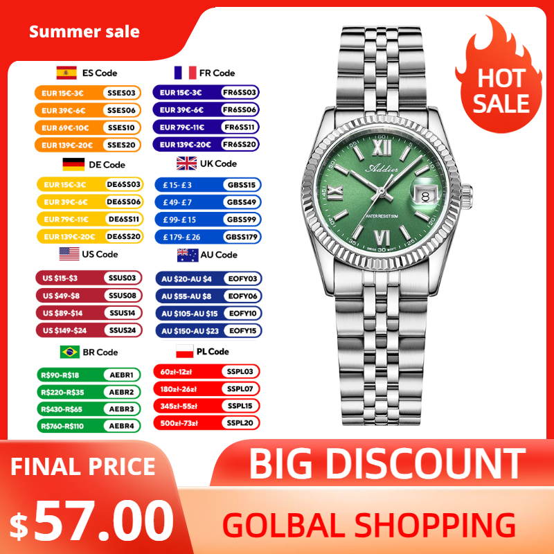 Addies High Quality Luxury Wat - Stainless Bracelet Diver incelemesi ve fiyatı