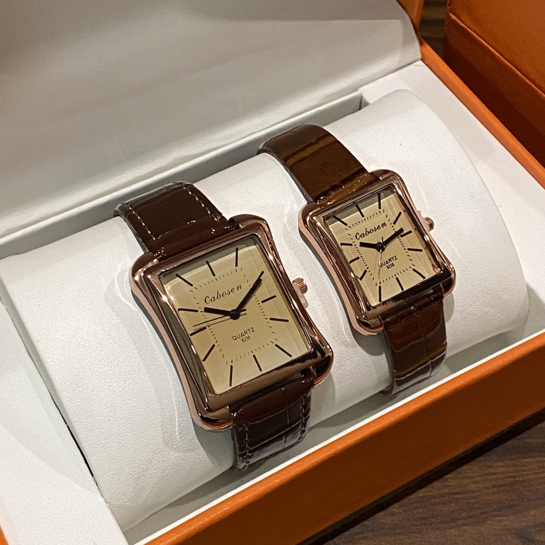 Couple Watch Quartz Movement B - Leather Watch Band Men incelemesi ve fiyatı