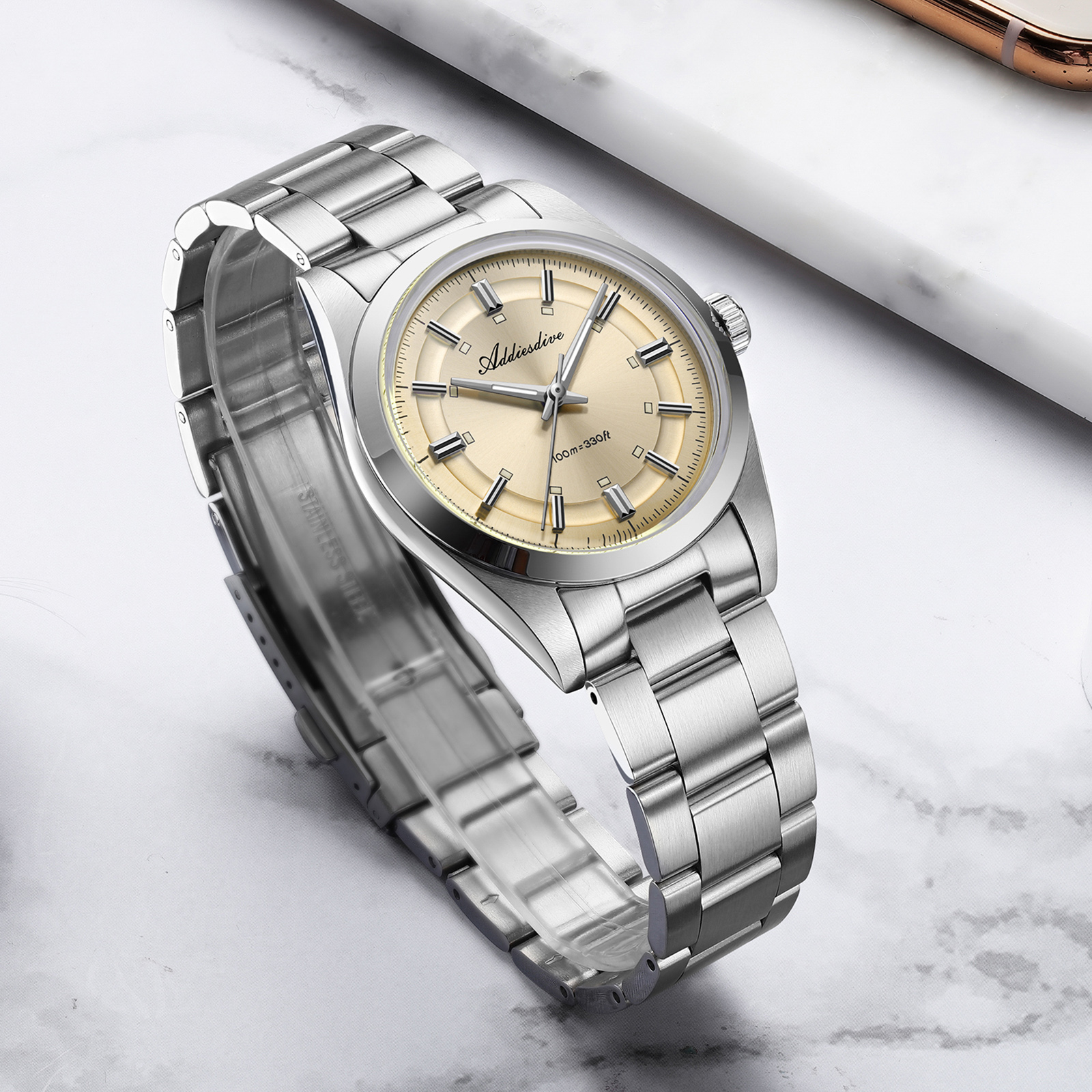 ADDIESDIVE Super Luminous Japa - Stainless Bracelet Diver incelemesi ve fiyatı