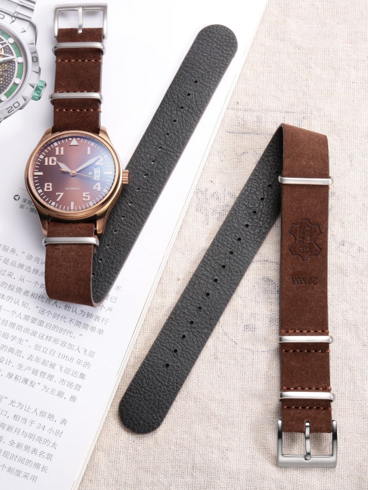 HEMSUT Genuine Leather Watch B - Tropic Strap Vintage incelemesi ve fiyatı
