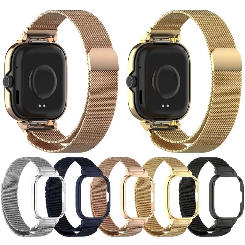 Metal Case+Milanese Loop Strap - Milanese Loop Magnetic incelemesi ve fiyatı