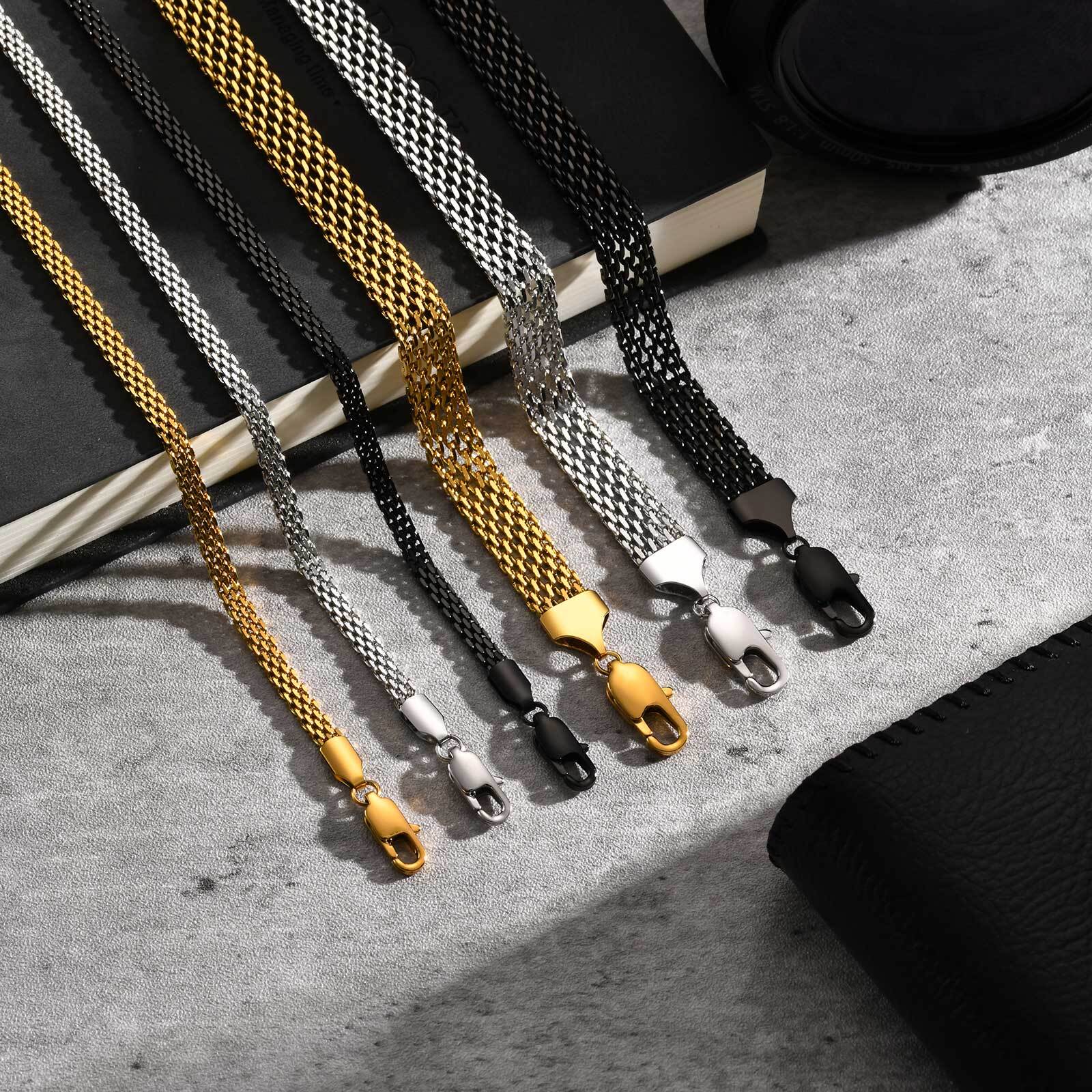 3/8mm Mesh Strap Chain Bracele - Mesh Strap Metal incelemesi ve fiyatı
