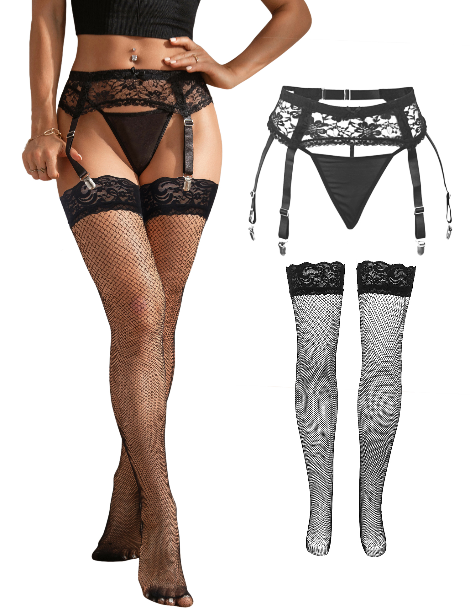 Comeondear Women Floral Lace G - Mesh Strap Metal incelemesi ve fiyatı