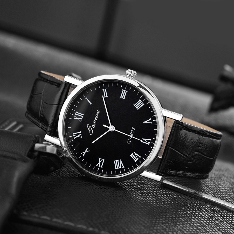 Men's Watch Fashion Arabic Qua - Leather Watch Band Men incelemesi ve fiyatı