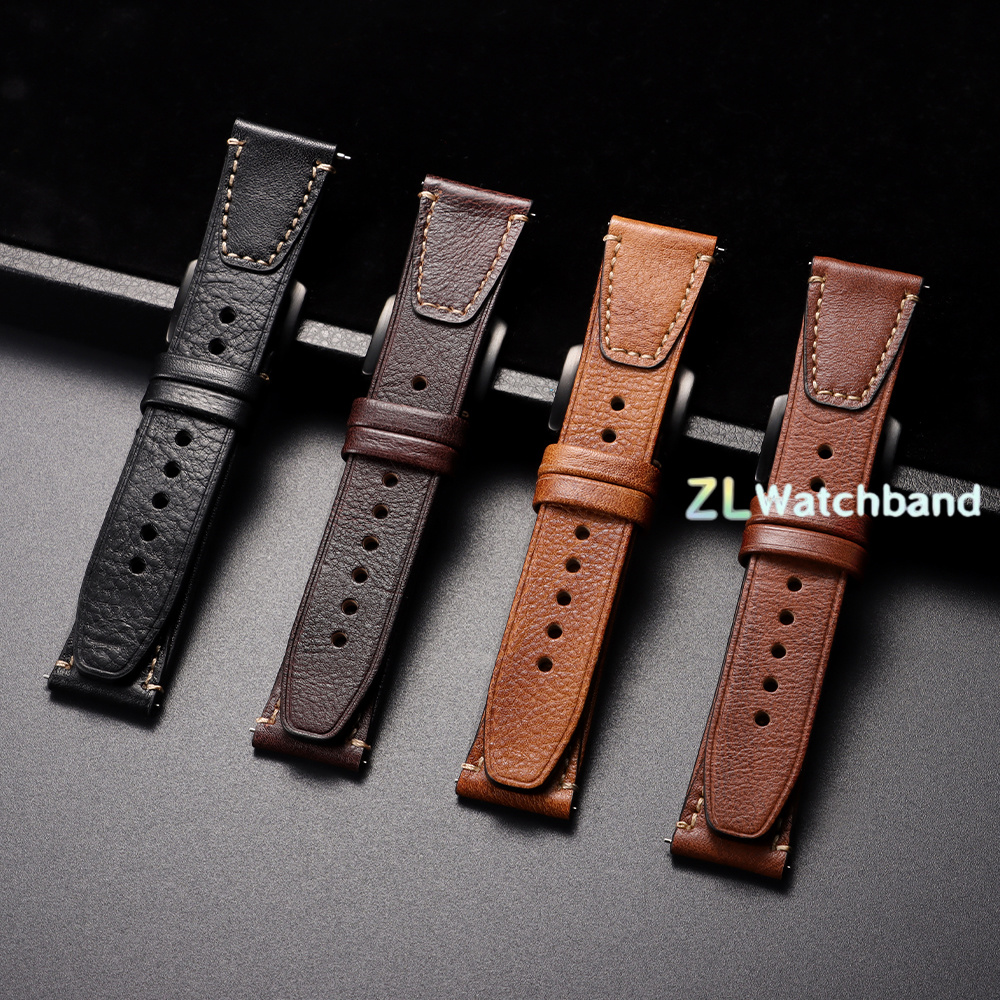 Genuine Vintage Leather Watch  - Leather Strap Quick Release incelemesi ve fiyatı