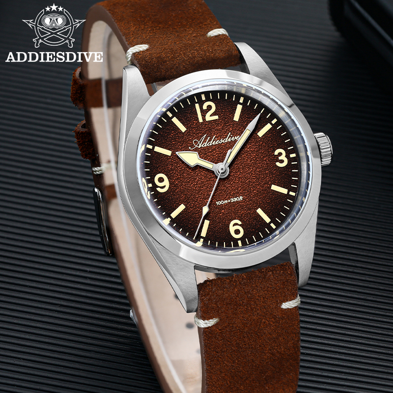 ADDIESDIVE Japan 2035 Super Lu - Suede Strap Watch incelemesi ve fiyatı
