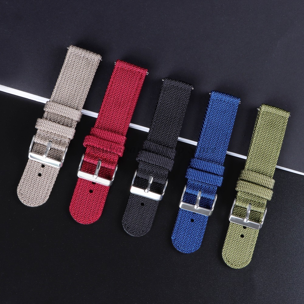 18 20 22 24mm Nylon Canvas Str - Nato Strap Nylon incelemesi ve fiyatı