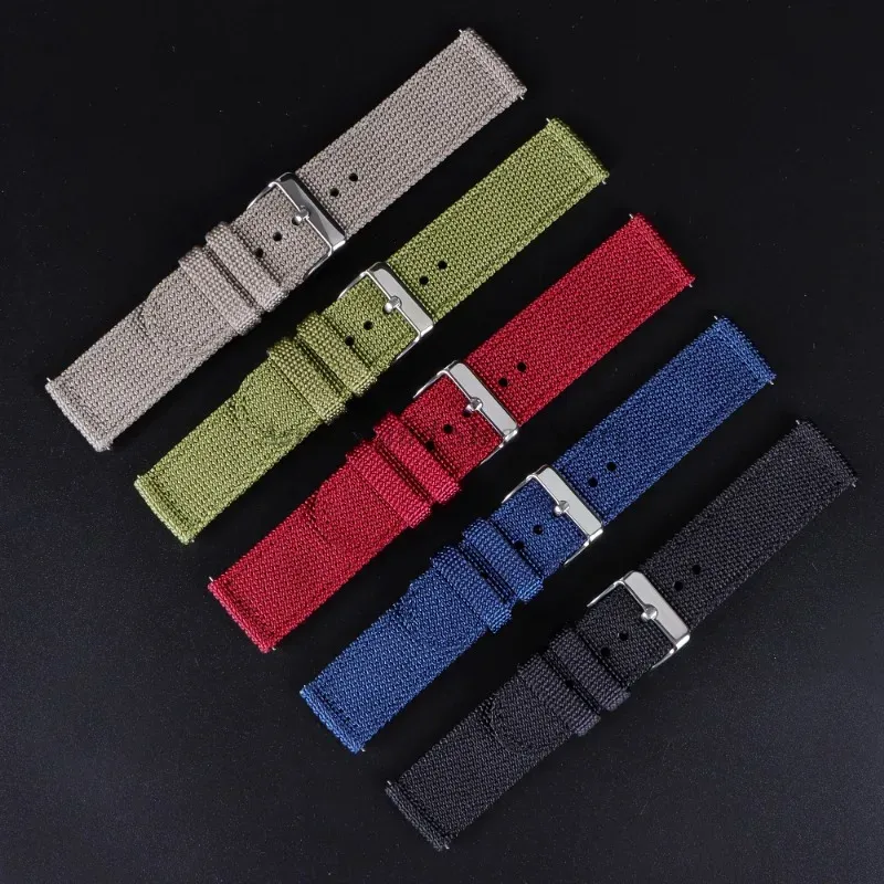 18 20 22 24mm Nylon Canvas Str - Nato Strap Nylon incelemesi ve fiyatı