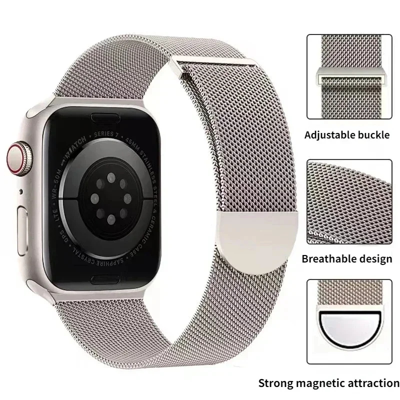 Magnetic Loop Strap For Apple  - Milanese Loop Magnetic incelemesi ve fiyatı