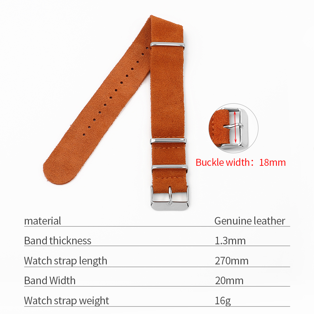 18mm 20mm 22mm Vintage Soft Su - Suede Strap Watch incelemesi ve fiyatı
