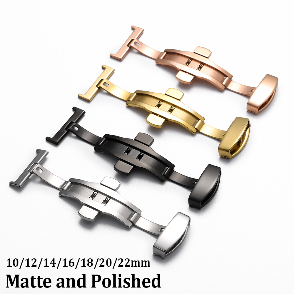 10/12/14/16/18/20/22mm Polishe - Butterfly Clasp Deployant incelemesi ve fiyatı