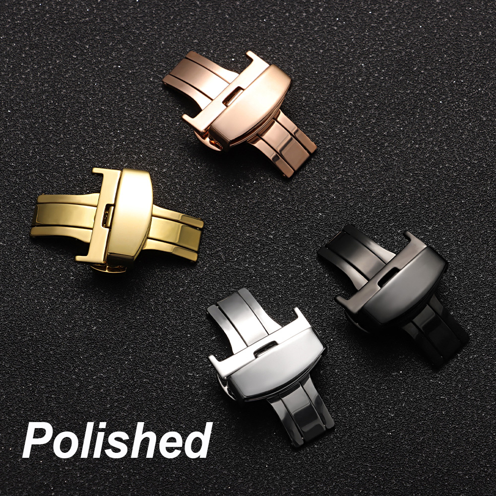10/12/14/16/18/20/22mm Polishe - Butterfly Clasp Deployant incelemesi ve fiyatı