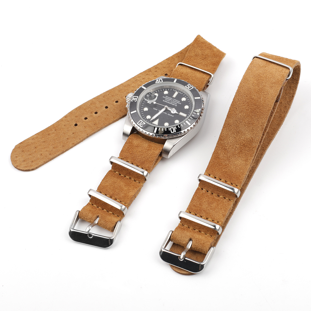 Soft Retro Suede Genuine Leath - Nato Strap Nylon incelemesi ve fiyatı