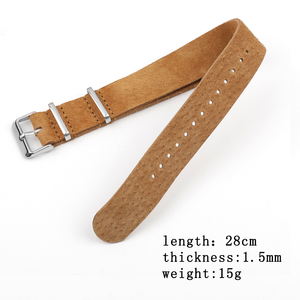 Soft Retro Suede Genuine Leath - Nato Strap Nylon incelemesi ve fiyatı