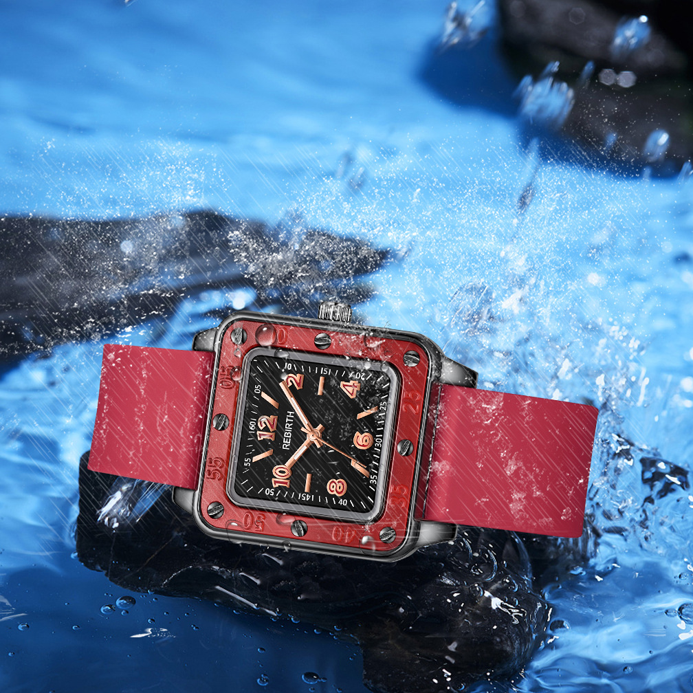 Square Silicone Band Women Wat - Silicone Band Women incelemesi ve fiyatı