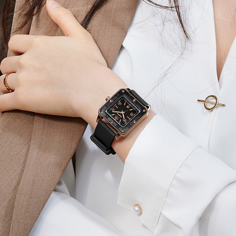 Square Silicone Band Women Wat - Silicone Band Women incelemesi ve fiyatı
