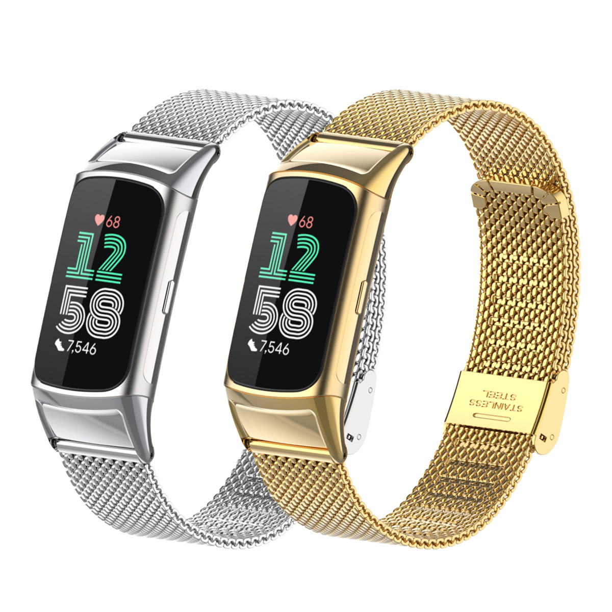 Suitable for Fitbit Charge 5/6 - Mesh Strap Metal incelemesi ve fiyatı