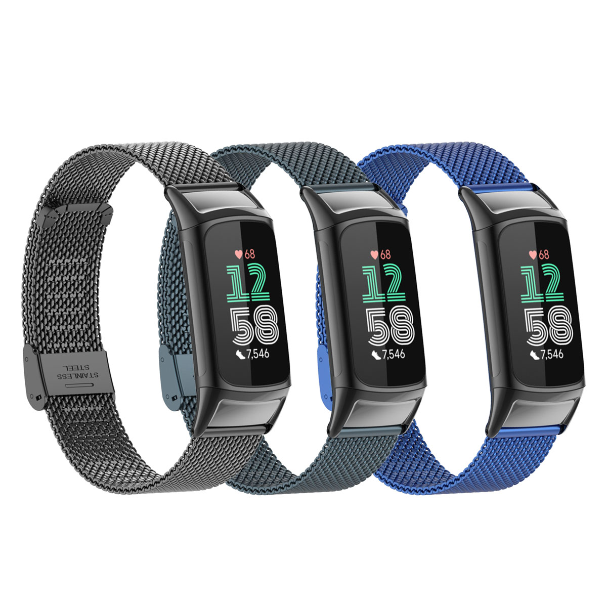 Suitable for Fitbit Charge 5/6 - Mesh Strap Metal incelemesi ve fiyatı