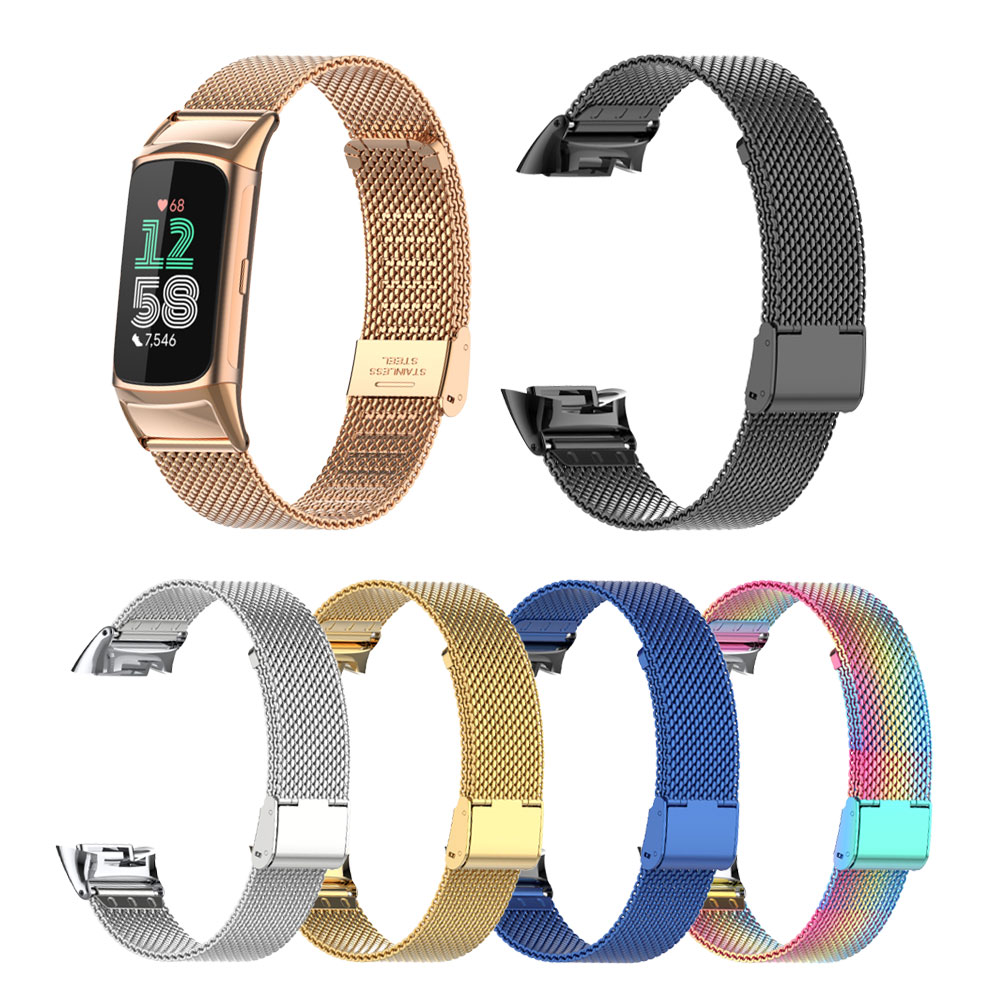 Suitable for Fitbit Charge 5/6 - Mesh Strap Metal incelemesi ve fiyatı