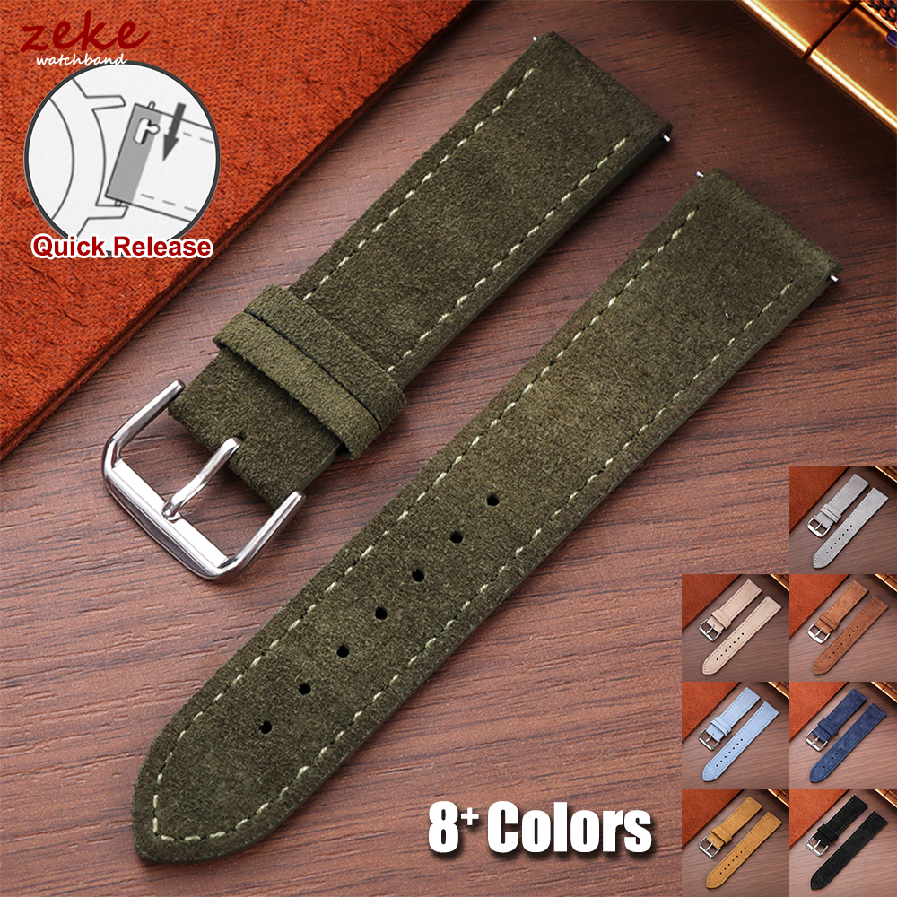 20mm Vintage Suede Cowhide Wat - Suede Strap Watch incelemesi ve fiyatı