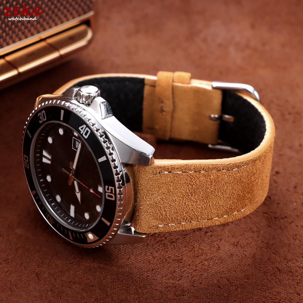 20mm Vintage Suede Cowhide Wat - Suede Strap Watch incelemesi ve fiyatı