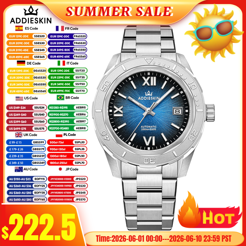 AddiesKin K002 Automatic Mecha - Stainless Bracelet Diver incelemesi ve fiyatı