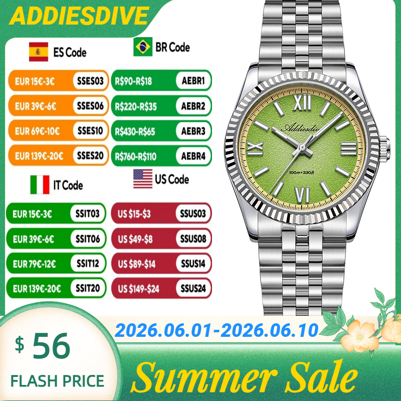 ADDIESDIVE Hight Quality Sapph - Stainless Bracelet Diver incelemesi ve fiyatı